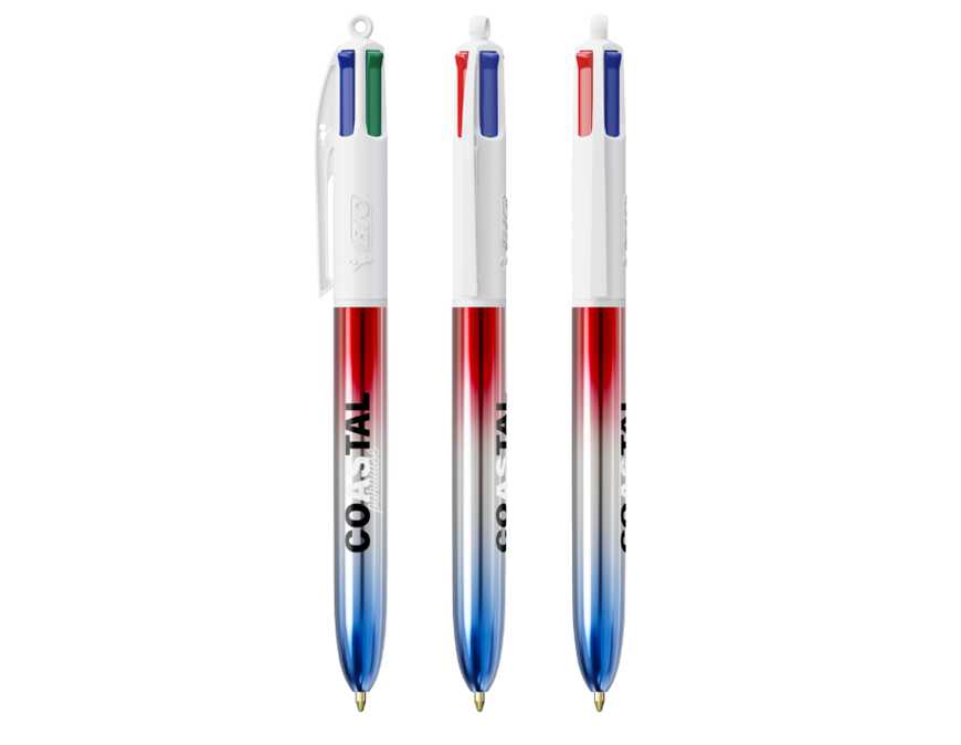 Penne BIC 4 colori personalizzate | FullGadgets