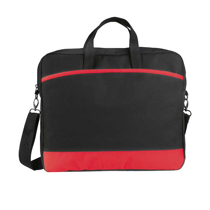 CORPORATE - BORSA PORTADOCUMENTI IN POLIESTERE 600D ROSSO - Abbigliamento  Personalizzabile