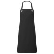 ‘Barley’ Contrast Stitch Sustainable Bib Apron FullGadgets.com