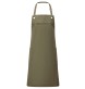 ‘Barley’ Contrast Stitch Sustainable Bib Apron FullGadgets.com