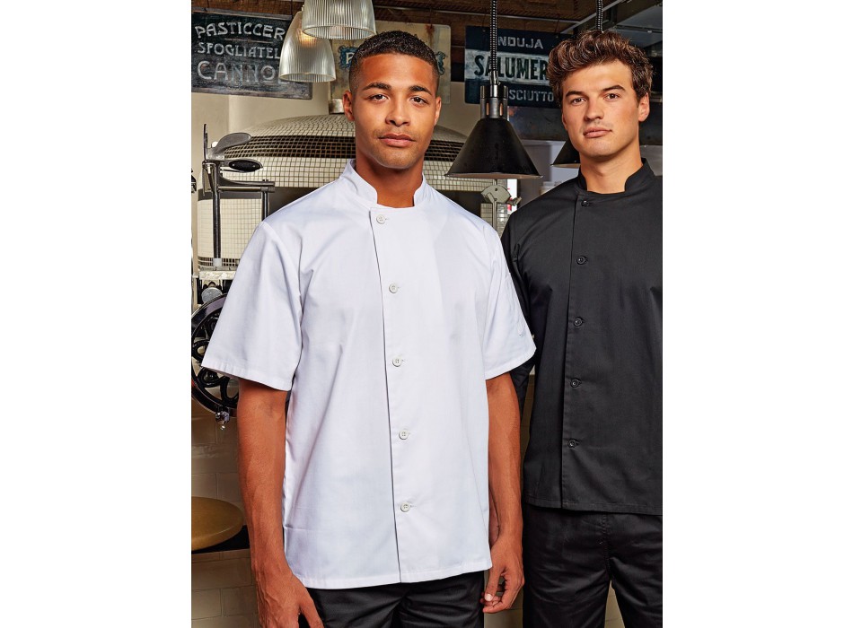 ‘Essential' Short Sleeve Chef's Jacket FullGadgets.com