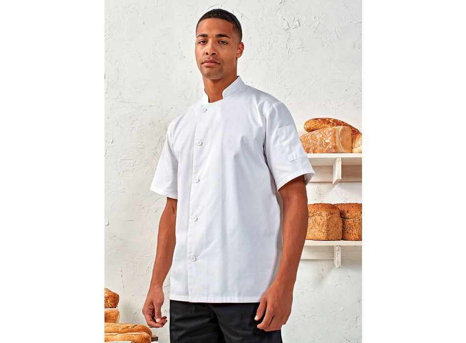 ‘Essential' Short Sleeve Chef's Jacket FullGadgets.com