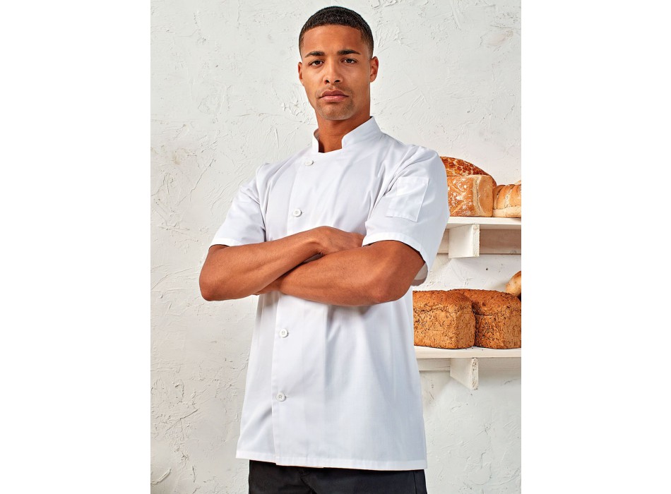 ‘Essential' Short Sleeve Chef's Jacket FullGadgets.com