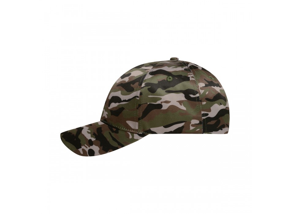 6Panel Camouflage Cap 50%C50%P FullGadgets.com