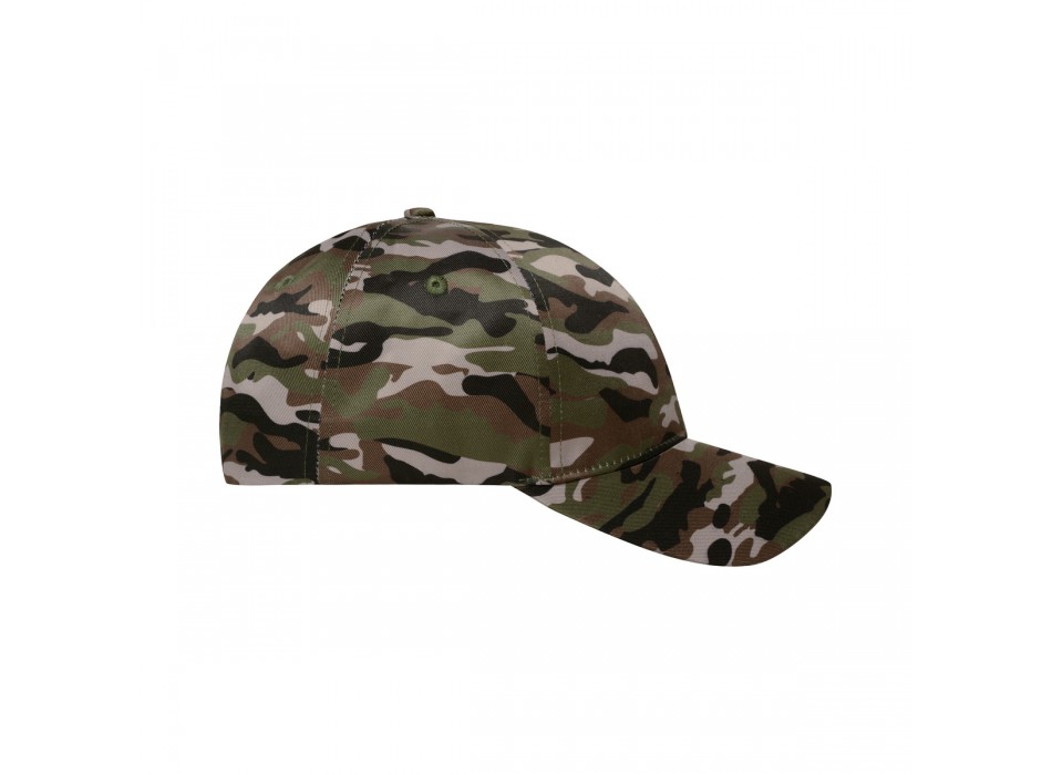 6Panel Camouflage Cap 50%C50%P FullGadgets.com