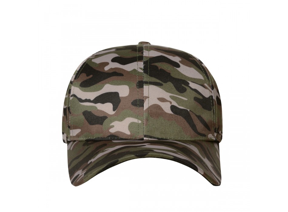 6Panel Camouflage Cap 50%C50%P FullGadgets.com