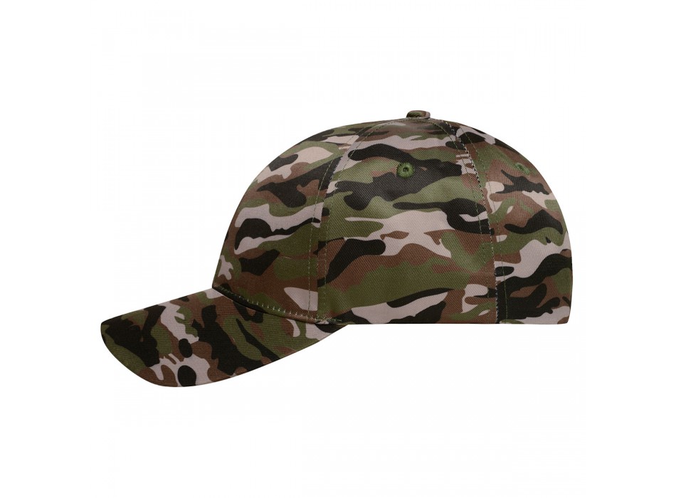 6Panel Camouflage Cap 50%C50%P FullGadgets.com