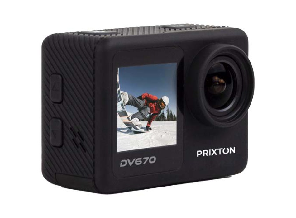 Action camera a doppio schermo da 4K Prixton DV670 FullGadgets.com