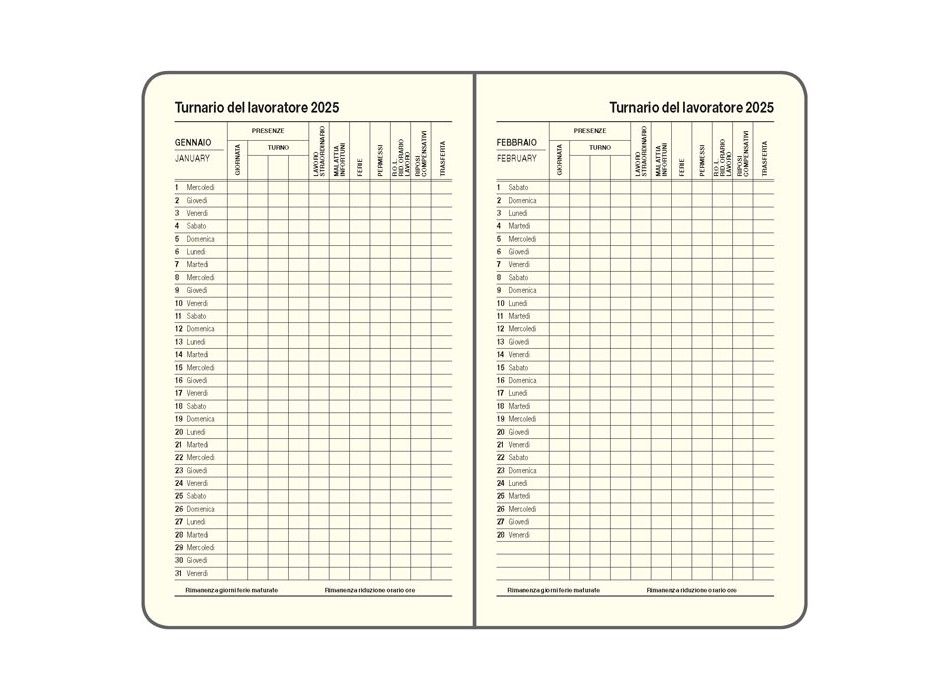 AGENDA GIORNALIERA FullGadgets.com