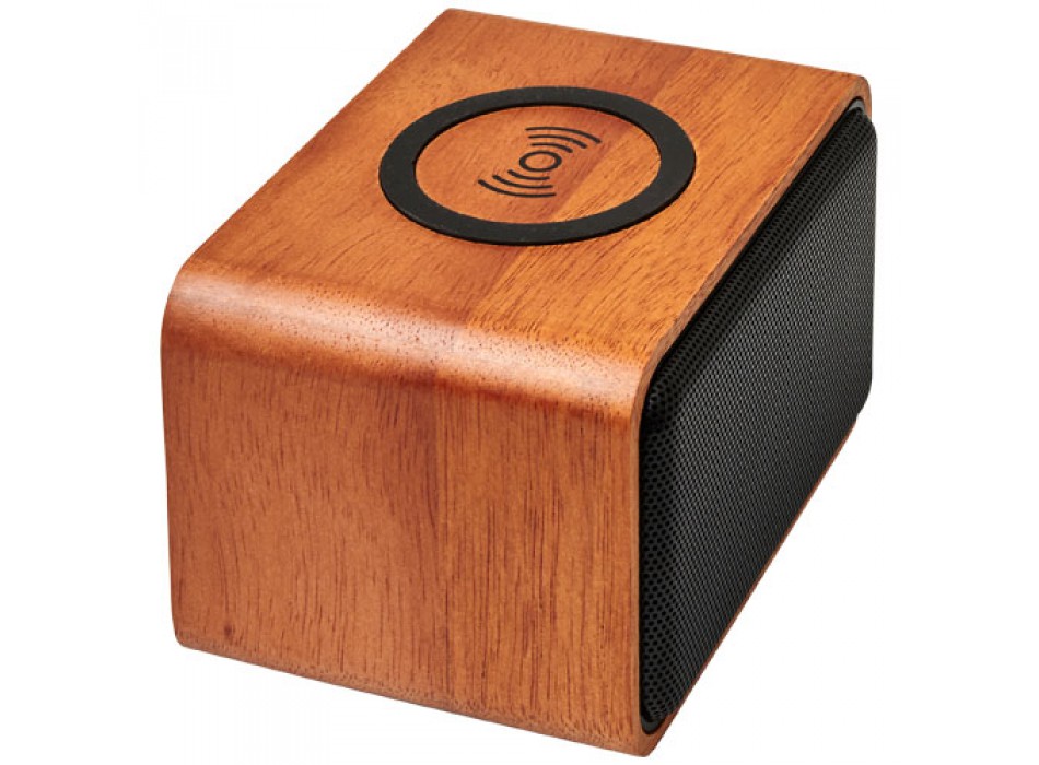 Altoparlante Wooden con base di ricarica wireless FullGadgets.com