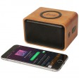 Altoparlante Wooden con base di ricarica wireless FullGadgets.com