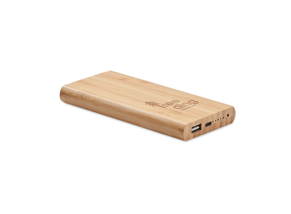 ARENA C - Power bank in bamboo da 6000mAh FullGadgets.com