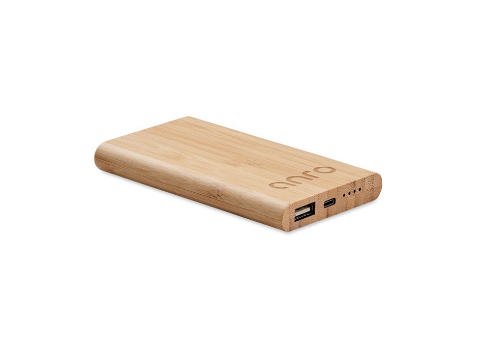 ARENAPOWER C - Power bank in bamboo da 4000mAh FullGadgets.com