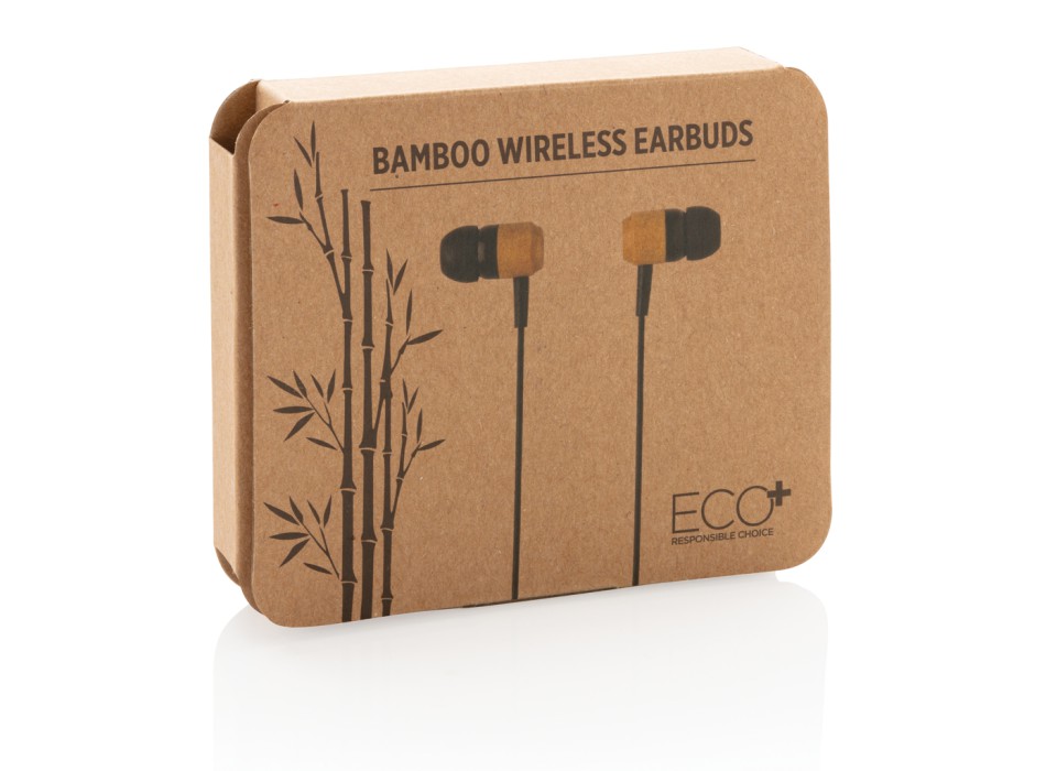 Auricolari wireless in bambù FullGadgets.com