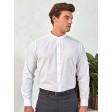 Banded Collar 'Grandad' Long Sleeve Shirt FullGadgets.com