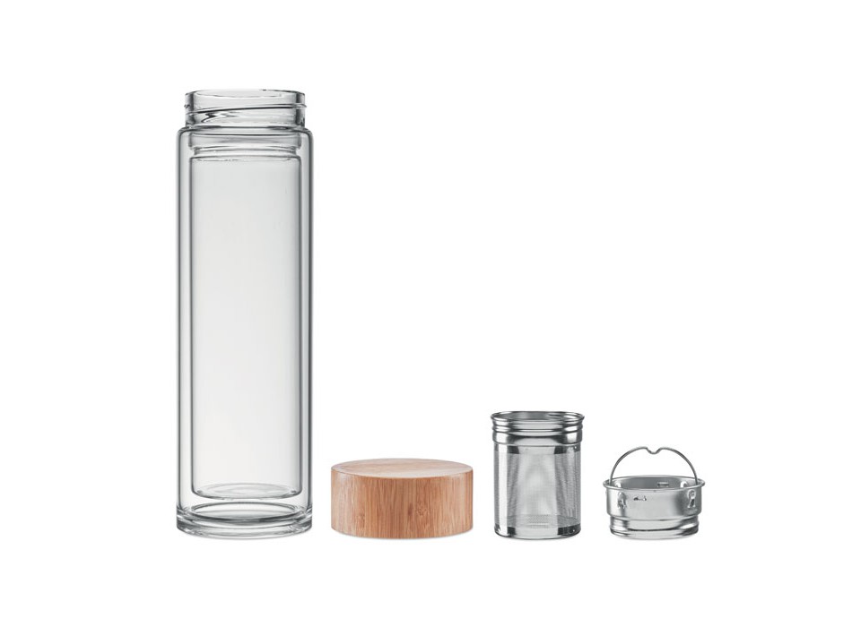 BATUMI GLASS - Bottiglia in vetro 400ml FullGadgets.com