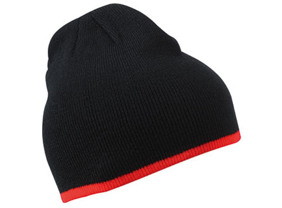 BEANIE CONTR/BORD/RISV 100%P FullGadgets.com