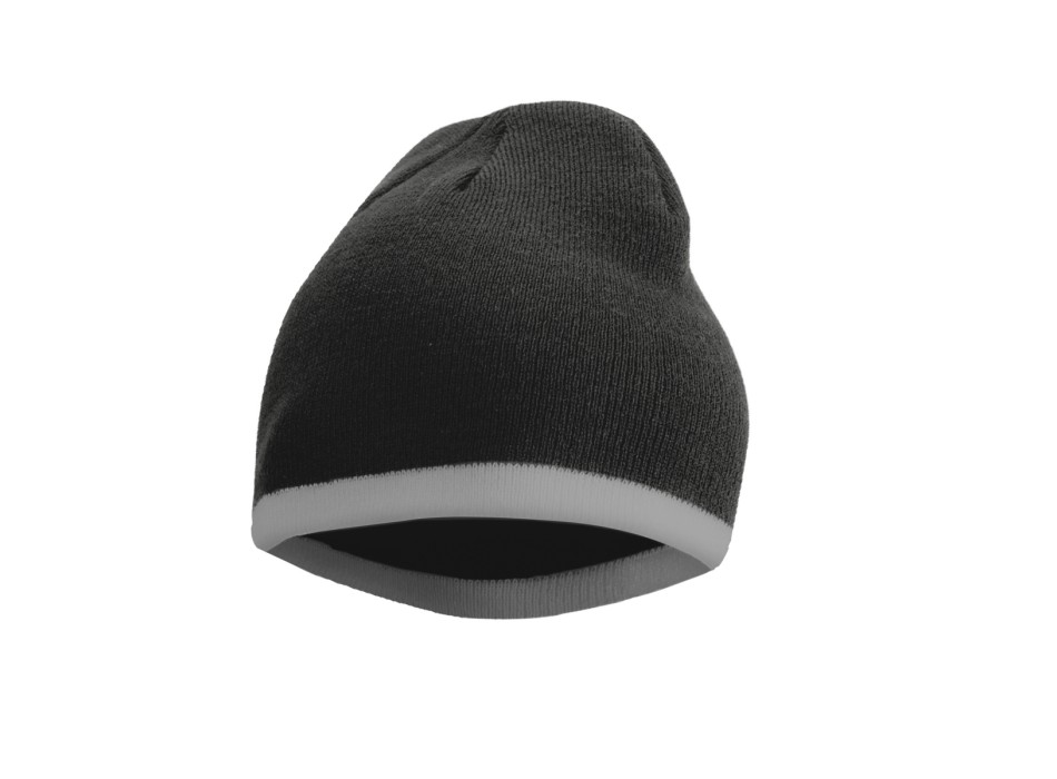 BEANIE CONTR/BORD/RISV 100%P FullGadgets.com