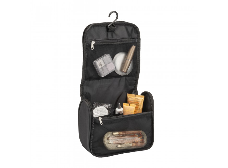 Beauty case in microfibra con zip, ampie tasche interne FullGadgets.com