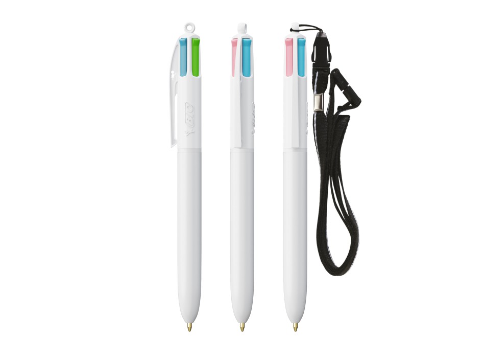 BIC® 4 Colours Fashion penna a sfera + Lanyard FullGadgets.com