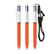 BIC® 4 Colours Fine penna a sfera + Lanyard FullGadgets.com