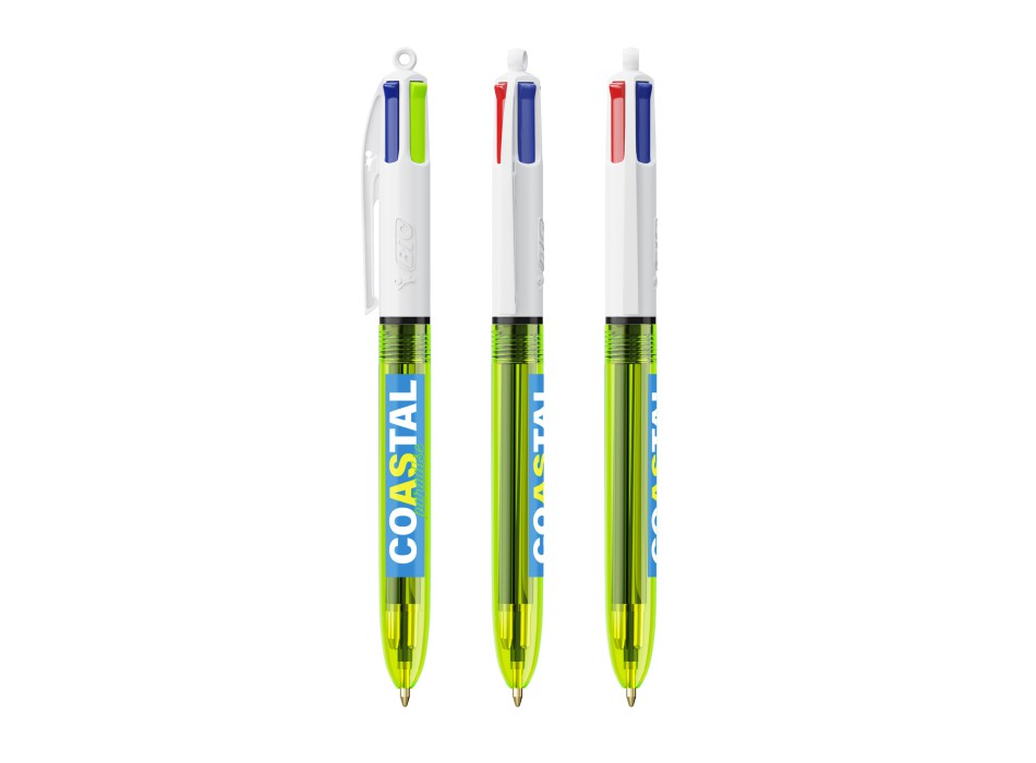 BIC® 4 Colours Fluo Penna a sfera FullGadgets.com