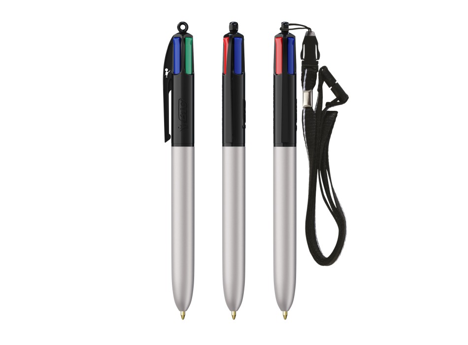 BIC® 4 Colours Glacé with Lanyard FullGadgets.com