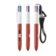 BIC® 4 Colours Glacé with Lanyard FullGadgets.com