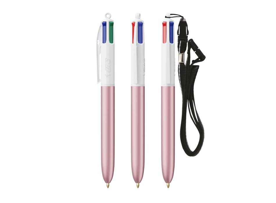 BIC® 4 Colours Glacé with Lanyard FullGadgets.com