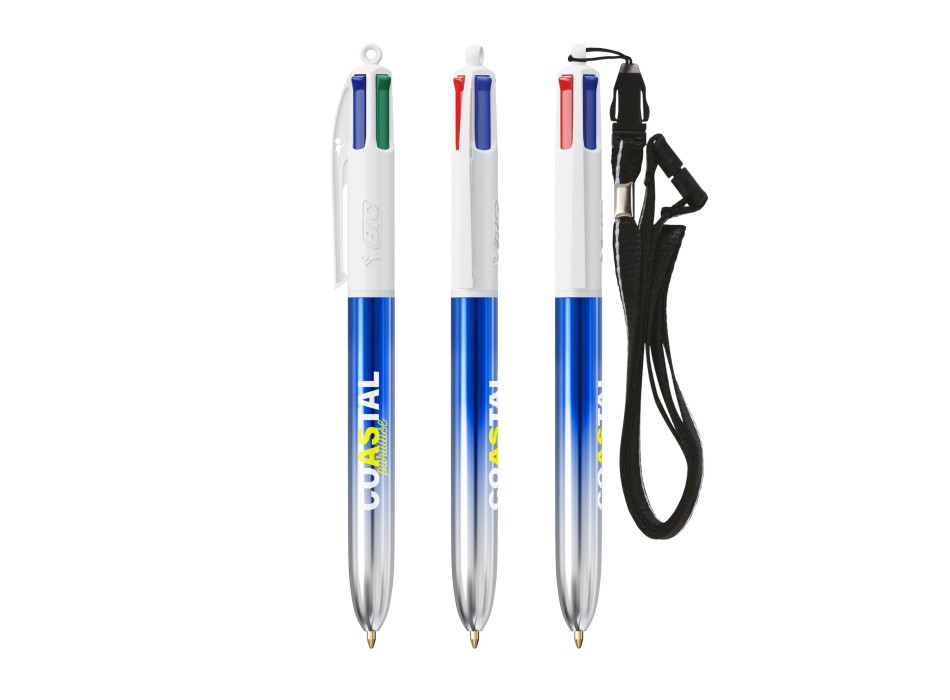 BIC® 4 Colours® Bicolor + Lanyard FullGadgets.com