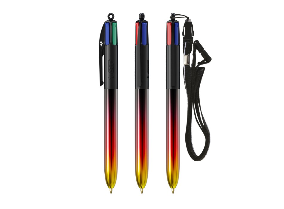 BIC® 4 Colours® Flags Collection + lanyard FullGadgets.com