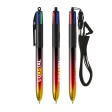 BIC® 4 Colours® Flags Collection + lanyard FullGadgets.com