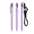 BIC® 4 Colours® Pastel + Lanyard FullGadgets.com