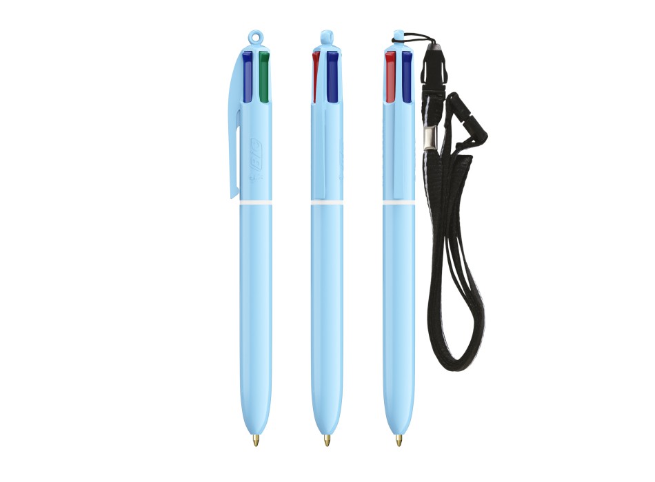 BIC® 4 Colours® Pastel + Lanyard FullGadgets.com