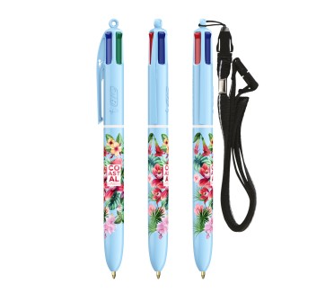 BIC® 4 Colours® Pastel + Lanyard FullGadgets.com