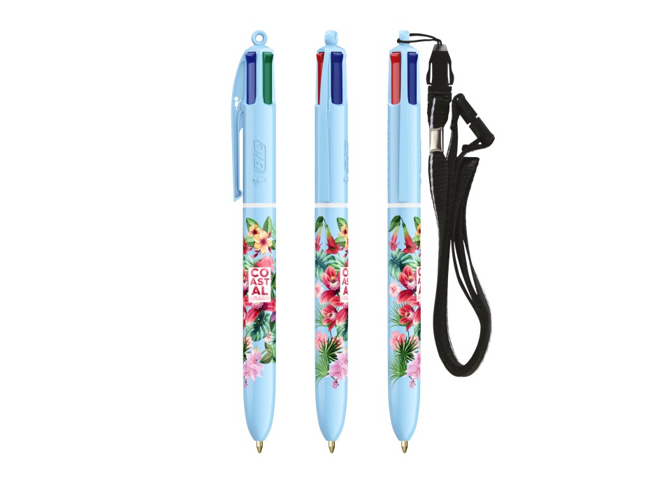 BIC® 4 Colours® Pastel + Lanyard FullGadgets.com