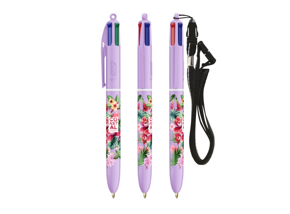 BIC® 4 Colours® Pastel + Lanyard FullGadgets.com