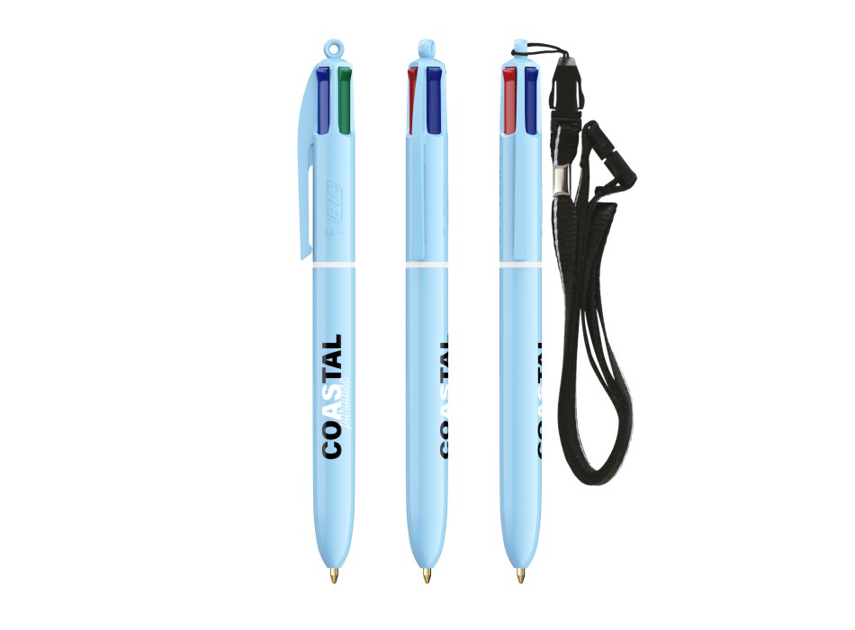 BIC® 4 Colours® Pastel + Lanyard FullGadgets.com