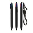 BIC® 4 Colours® penna a sfera + Lanyard FullGadgets.com