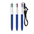 BIC® 4 Colours® penna a sfera + Lanyard FullGadgets.com