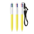 BIC® 4 Colours® penna a sfera + Lanyard FullGadgets.com