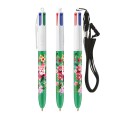 BIC® 4 Colours® penna a sfera + Lanyard