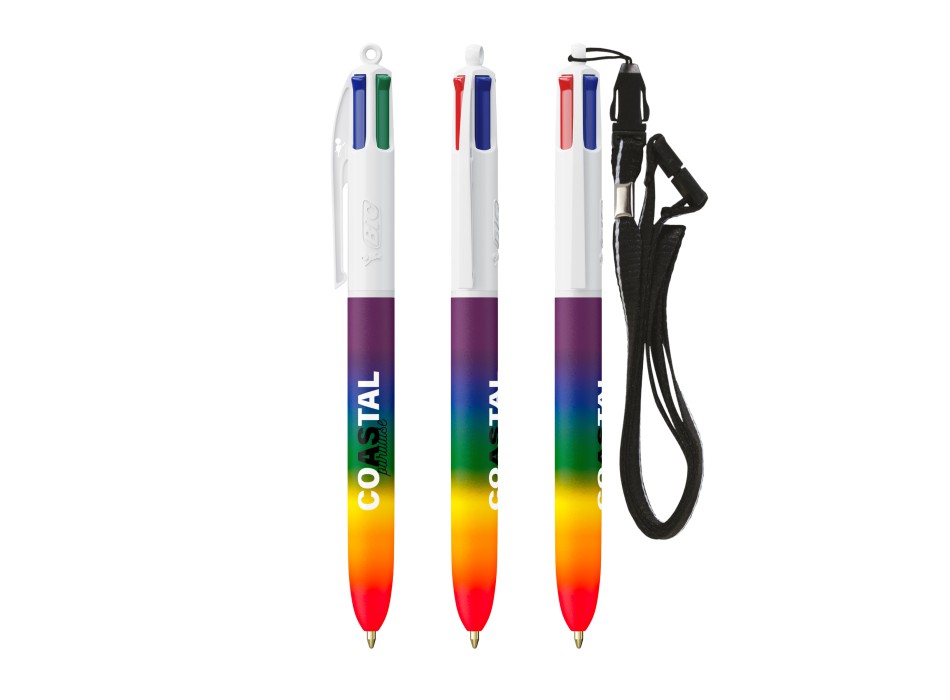 BIC® 4 Colours® Rainbow Decor + Lanyard FullGadgets.com