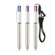 BIC® 4 Colours Shine penna a sfera + Lanyard FullGadgets.com