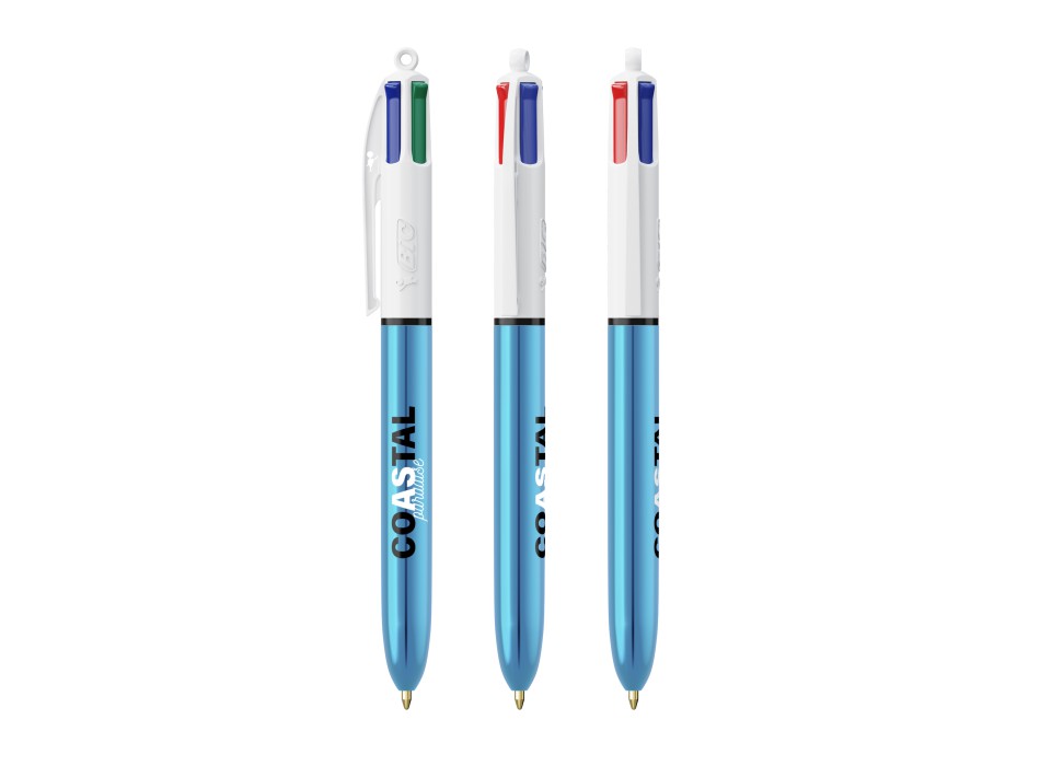 BIC® 4 Colours Shine penna a sfera FullGadgets.com