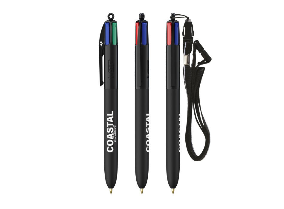 BIC® 4 Colours Soft with Lanyard FullGadgets.com