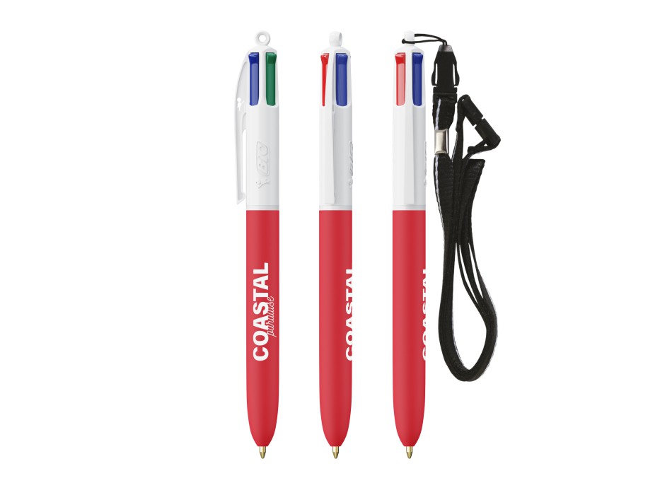 BIC® 4 Colours Soft with Lanyard FullGadgets.com