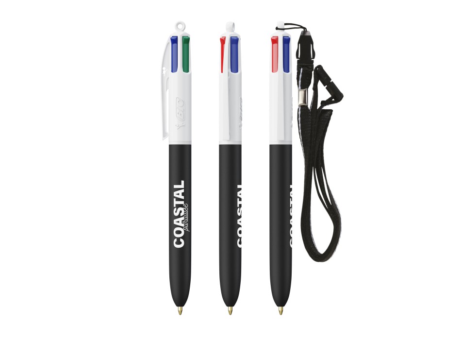 BIC® 4 Colours Soft with Lanyard FullGadgets.com