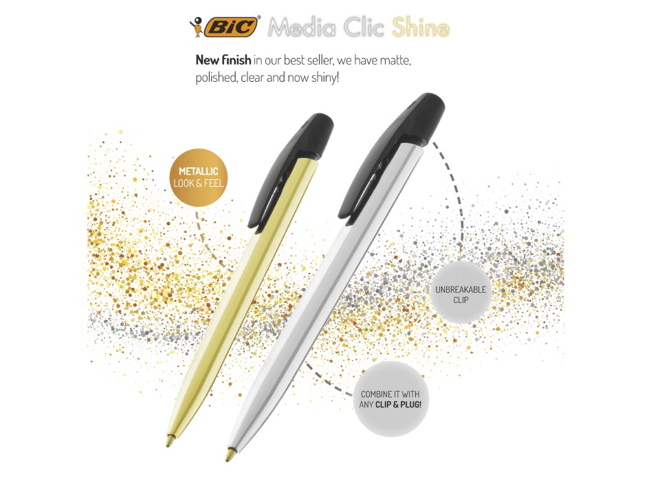 BIC® Media Clic Shine ballpen FullGadgets.com