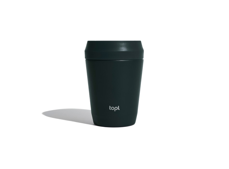 Bicchiere Topl in rAcciaio con tappo 360 brevettato 235ml FullGadgets.com